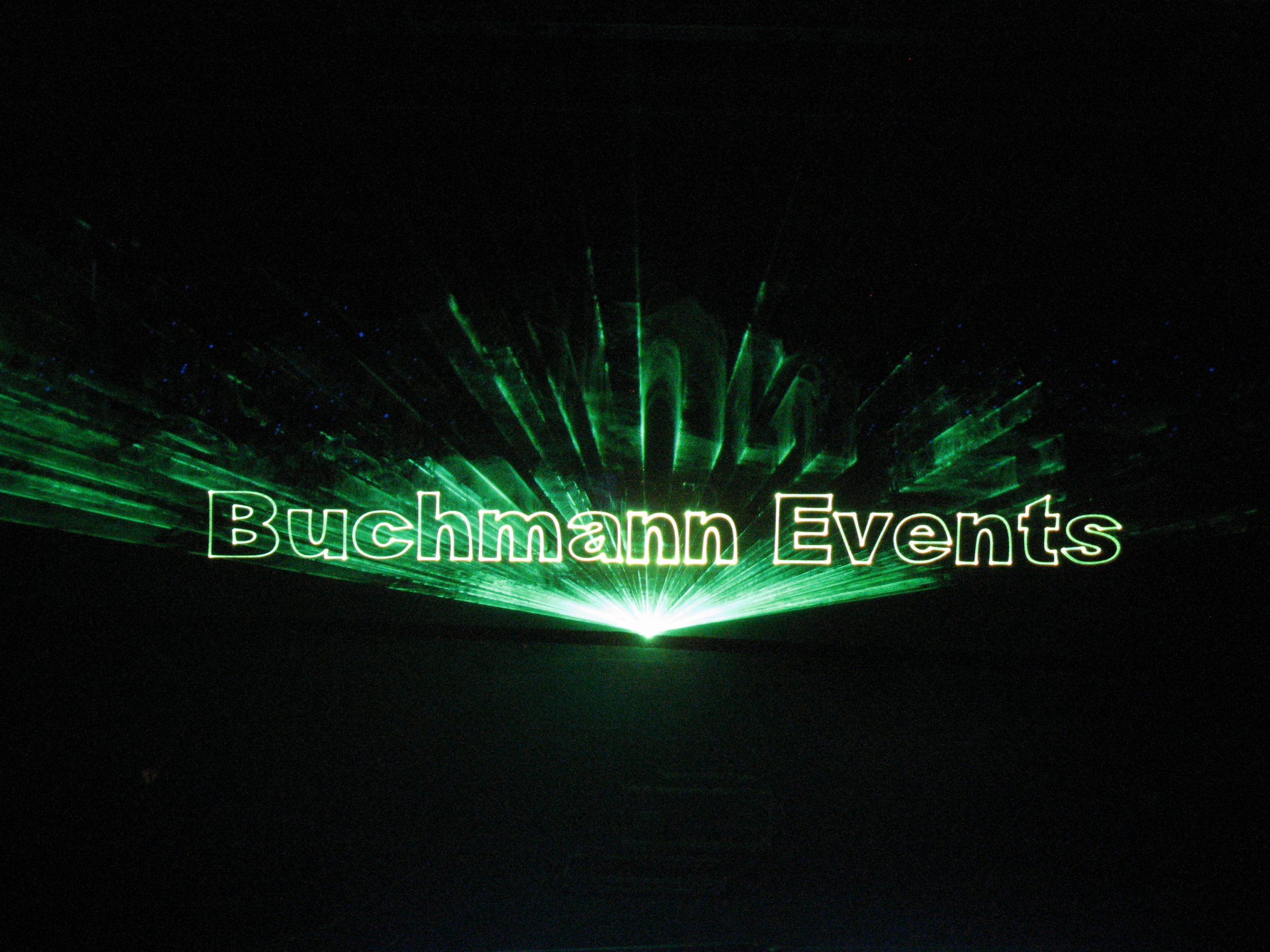 Buchmannevents Lasershow Frankfurt