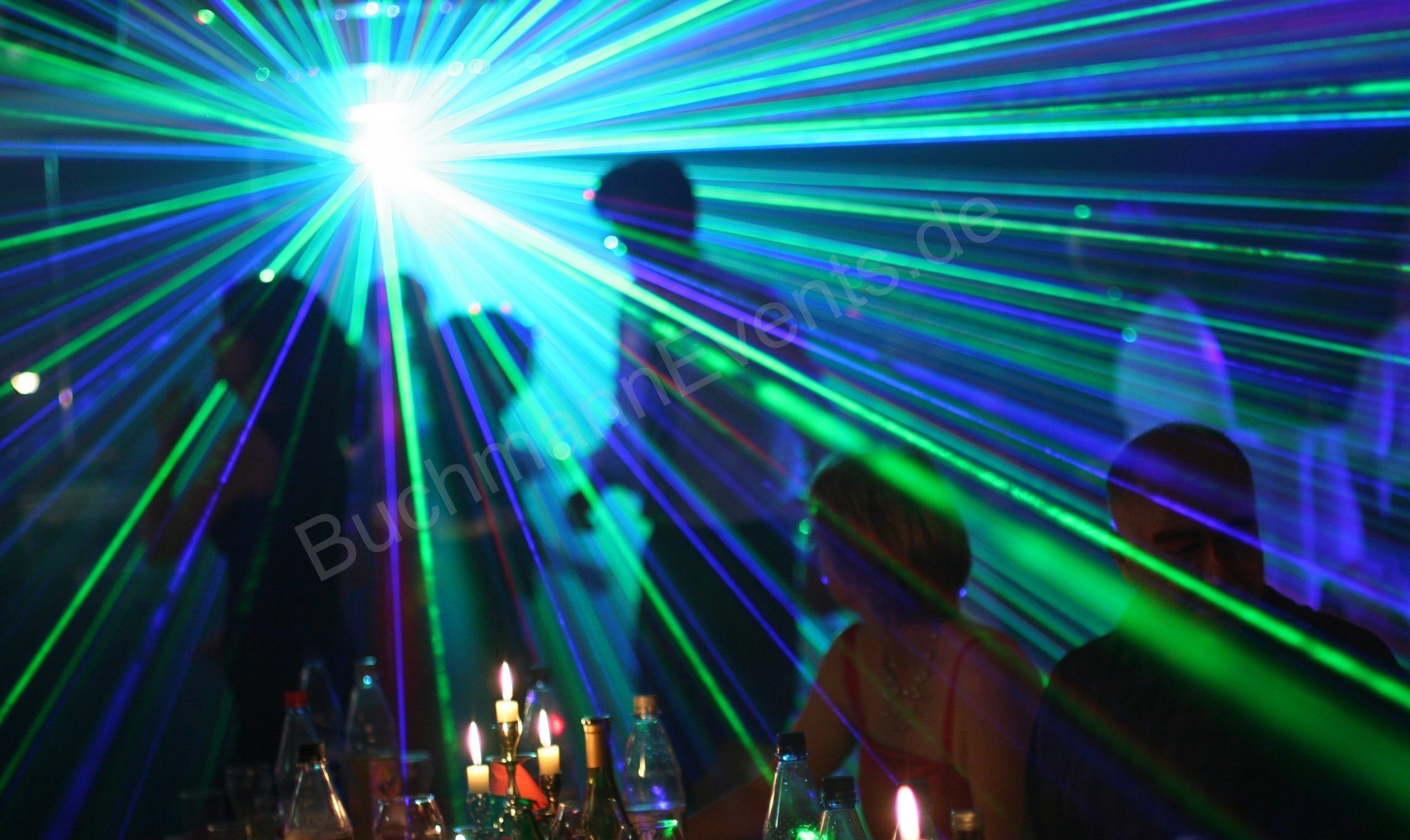 Laser auf Hochzeitsfeier BuchmannEvents DJ Frankfurt